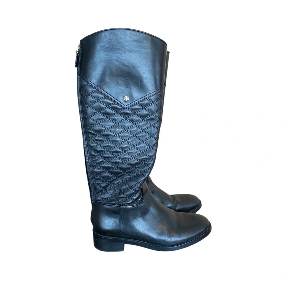 T Tory Burch Riding Boots Black Size 9